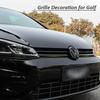 2/3pcs for Golf 7 7.5 Rline Car Grille Decorative for VW Bright Black Logo Cover Up Grille Strips Car Stickers Auto Accessories