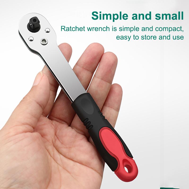 1/4Inch Ratchet Wrench Reversible Ratchet Quick Releases 1/4 Ratchet Handle For Home Improvement Auto Repair
