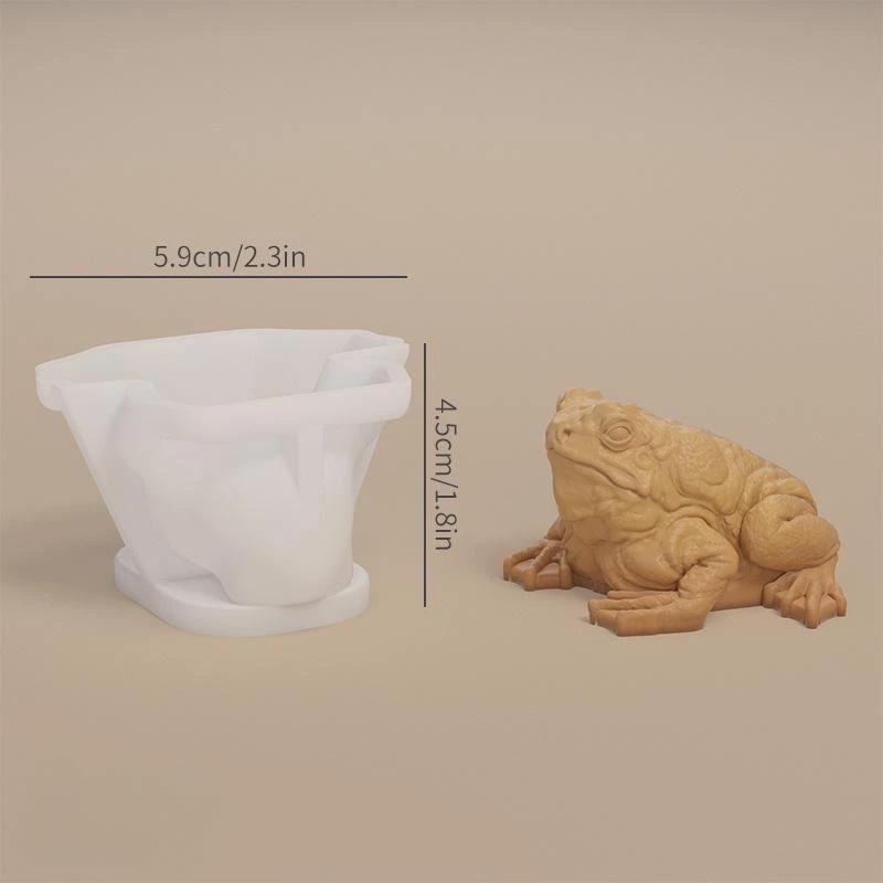 

Новые силиконовые формы для свечей DIY 3D Лягушка Жаба Животное Подходят для красивого украшения гостиной