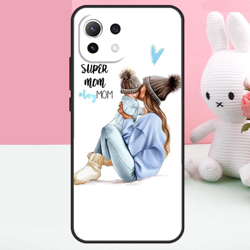 SUPER MOM MOTHER MAMA CUTE BABY Case For Xiaomi 15T 13T 14T 17 Pro Max 15 14 Ultra POCO X7 Pro X5 X6 F5 F6 F7 F8 Ultra Funda