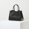 Daks Black Check Contrast Cowhide Tote Bag Dcba6e122bk