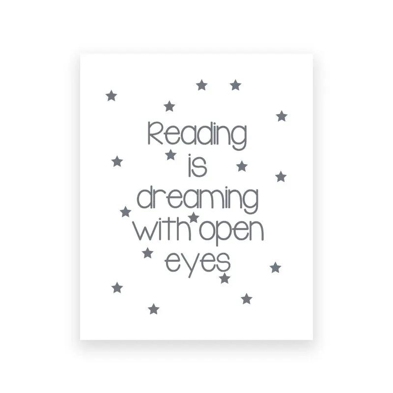 Inspirational 'Just One More Chapter' Book Print,Perfect Gift for Writers and Book Lovers,Reading Quotes Poster,Wall Art Picture