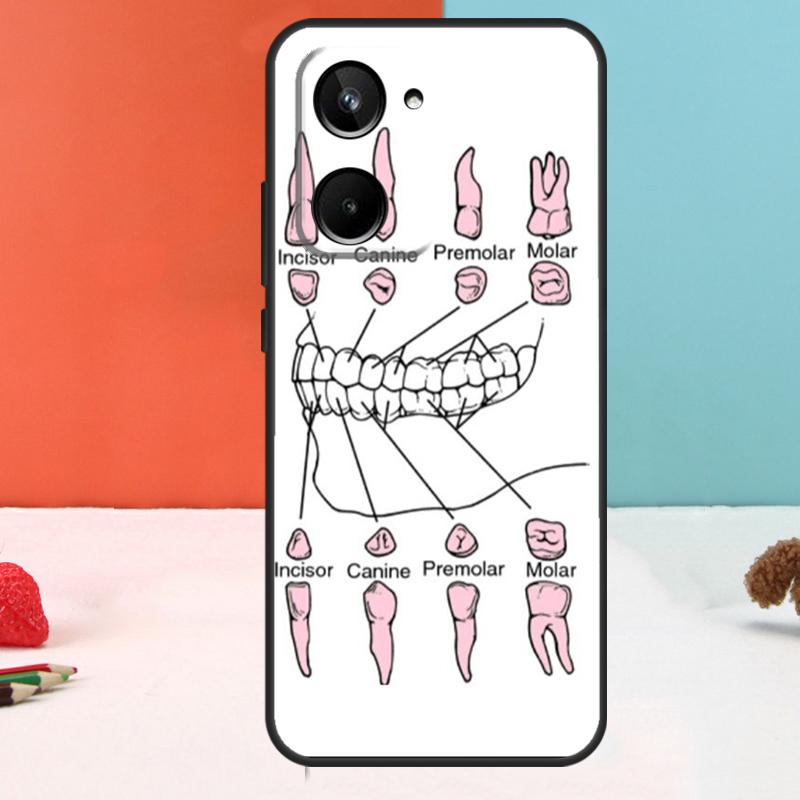 Dentist Dental Tooth Nurse For Realme 11 12 Pro Plus 9 10 GT5 GT3 GT Neo5 C35 C31 C30 C33 C51 C53 C55 C21Y C25s Case