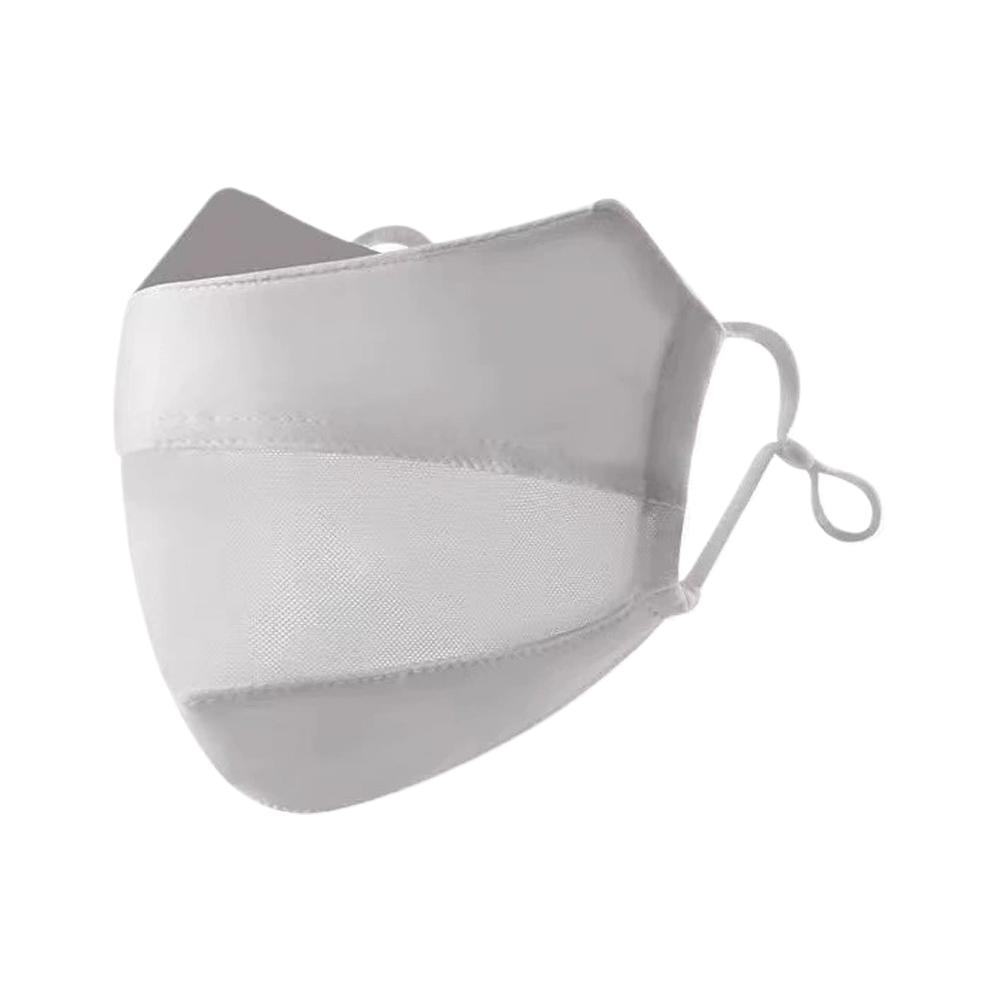 Sun Protection Mask Ice Silk Sunscreen Mask Women UV Protection Breathable Mesh Face Cover Outdoor Riding Driving Fishing Sport