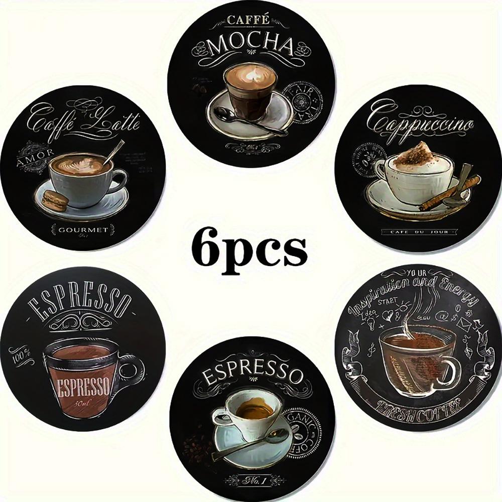 

Круглый Деревянный - Прочный, Термостойкий, Нескользящий и Легко Моющийся - Праздничный Обеденный Аксессуар | Яркие Узоры | Термостойкие Подставки 10*10*0.3cm