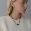 STUDIO LEIGH ONYX STRING NECKLACE