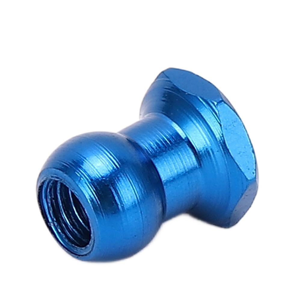 10PCS RC Ball Nut Aluminum Alloy Ball Head RC Lock Nut for Tamiya 53640 1/10 Series RC Cars