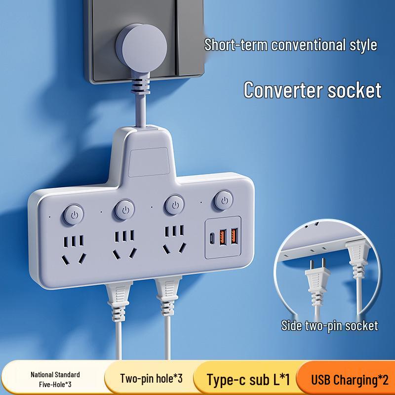 USB Wireless Konverter & Multifunktionale Steckdosenleiste mit unabhängigem Zeitschalter