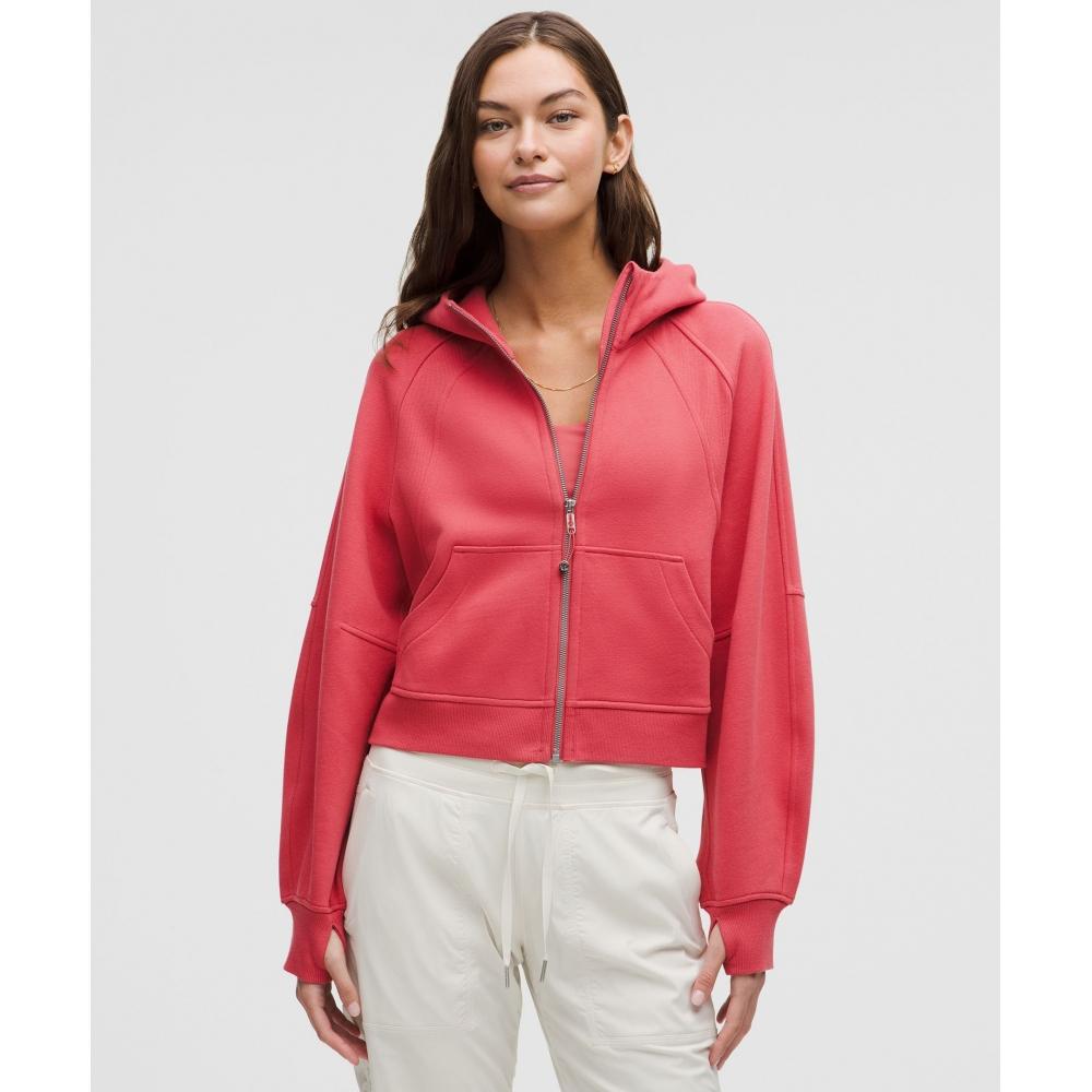 

Lululemon Scuba Oversized Full Zip Hoodie Desert Red XS/S