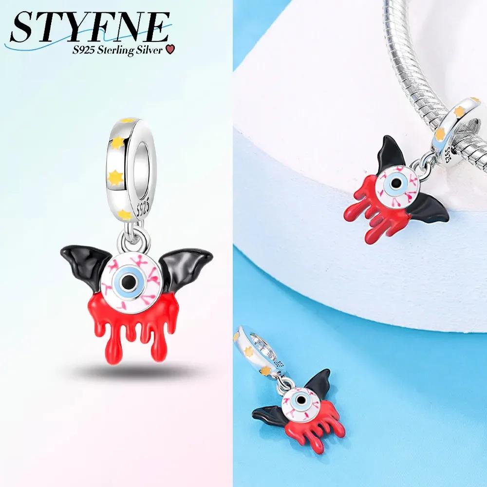 Copperhalloween Luminous Ghost Skull Beads Charm Fit Original Bracelet Women'S Diy Boutique Jewelry Gift