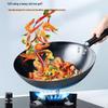 SUPOR 32cm Traditional Refined Iron Round Bottom Wok