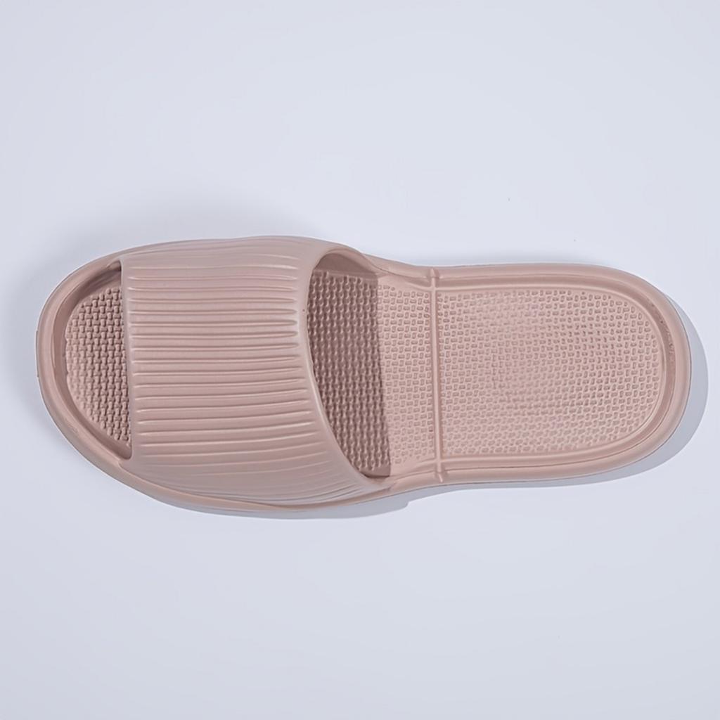Wygodne kapcie EVA - Antypoślizgowe, Gruba podeszwa, Prążkowany design, Kapcie plażowe do wewnątrz i na zewnątrz, Kapcie codzienne | Styl casual Kapcie domowe