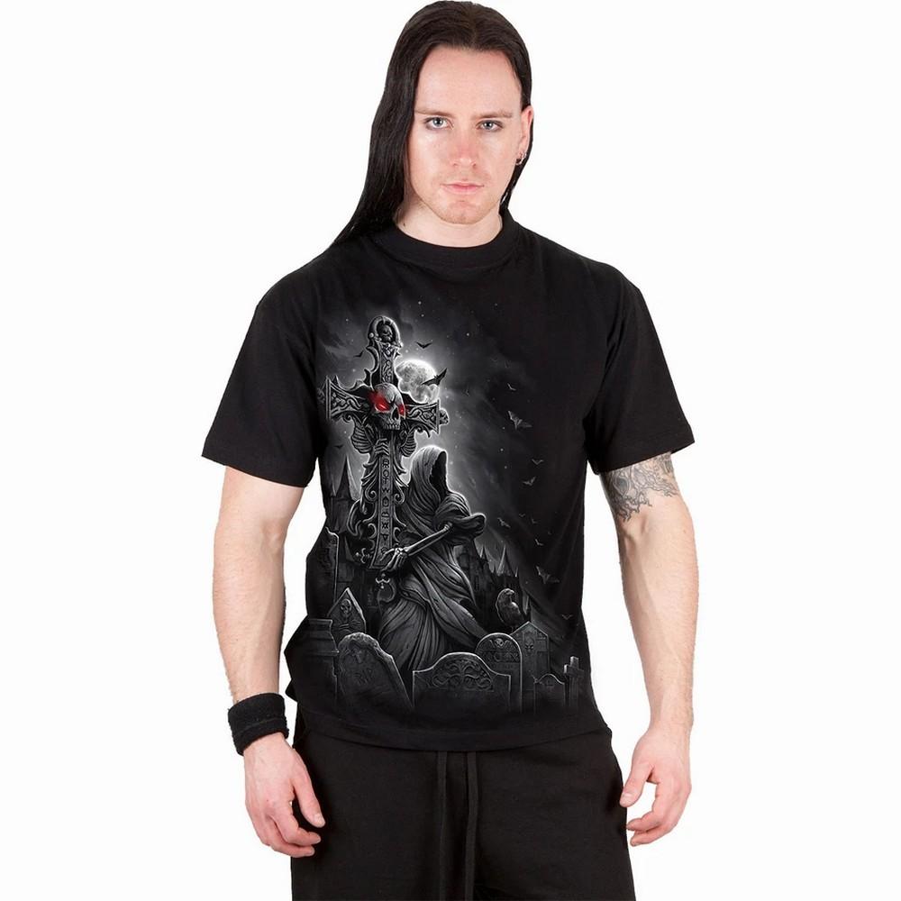 Spiral Direct Unisex Adult Grave Walker Back Print T-Shirt