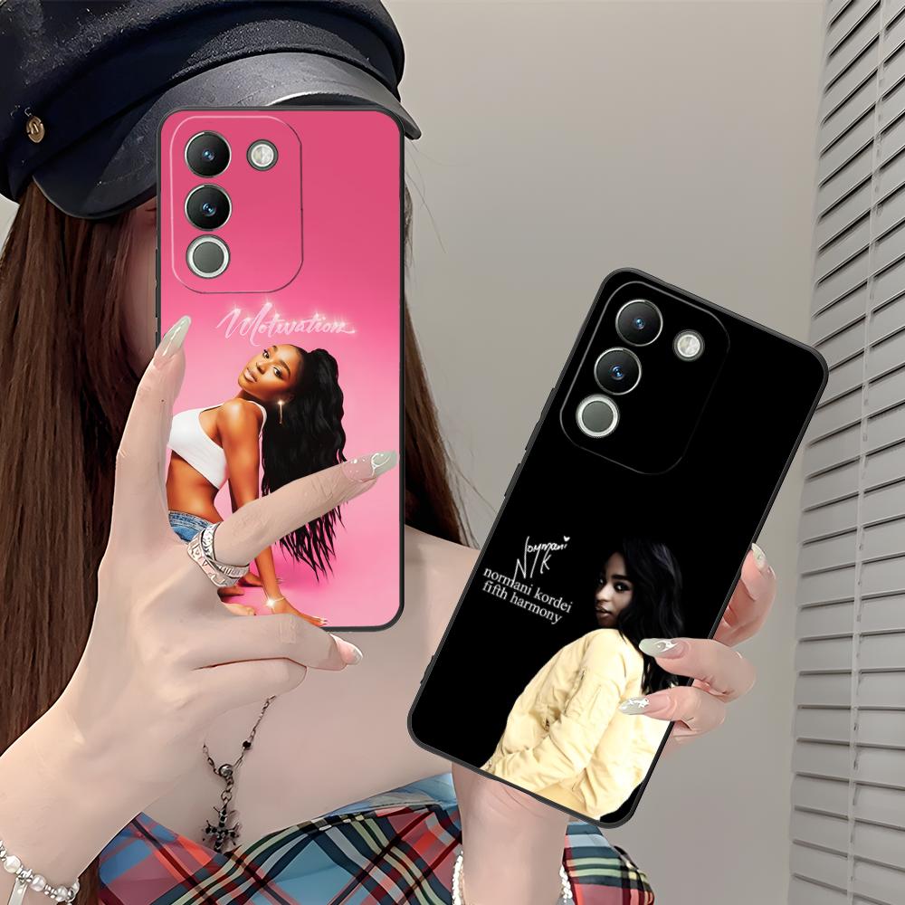 Normani Kordei Matte TPU Mobile Phone Case for VIVO V60 V50 V40 V30 V29 V27 V25 V23 Pro Lite 5G Colorful Printing Cover