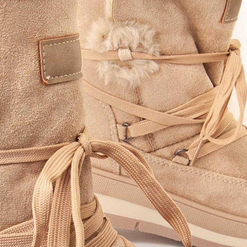 Botín De Plataforma Para Mujer.  Montevita  Bottivita56  95802