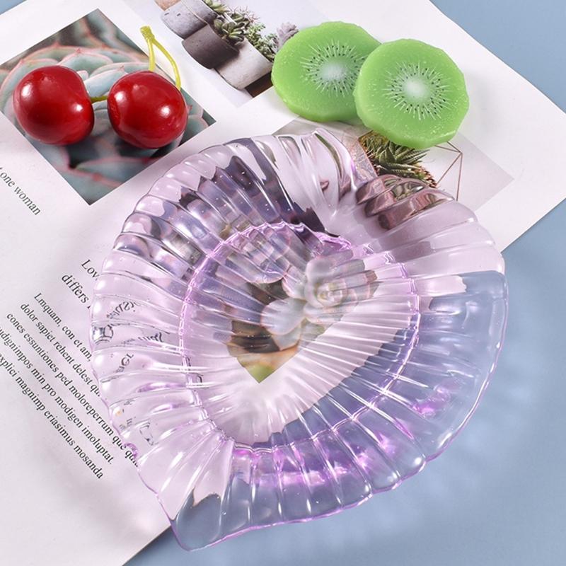 Leaf Ashtray Tray Silicone Molds Ashtray Trinket Container Resin Epoxy Casting Mould DIY Tray Crafts for Storage Plate
