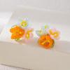 Exquisite Fairy Beaded Flower Earrings - Cute, Lively & Versatile Accessories