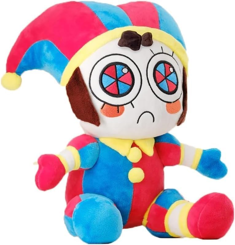 CARRYUSNBM Magical Number Circus Plush Toy, 11.2 Inch Magical Number Circus Pomni, Jax Plush Toy, Soft Stuffed Anime Plush Toy, Anime Animal