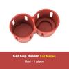 Silicone Cup Holder Coasters Ert for Porsche Cayenne Macan Center Console Anti-Slip Drink Mat Auto Accessories