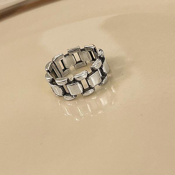Retro Geometric Openable Ring: Unique Heavy Workmanship Fashion for Women Adjustable Open