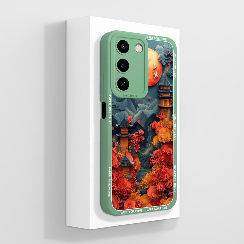 For Realme C100 5G Phone Case Sweet Butterfly Patterns Camera Coverage Funda For OPPO Realme C 100 6.8inches Soft Silicone Shell