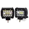 LED Work Light, 60W, Narrow Beam, Waterproof, IP67, 6000K, 12V/24V, Square Shape, White, Dustproof & Shockproof, Safego Floodlight, for Trucks/Tractor
