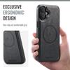 FIERRE SHANN 025 Style For iPhone 16 Case Leather+TPU Detachable Card Slots Phone Cover