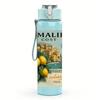 1PC Amalfi Coast Vintage Poster 750ml Color Plastic Sports Water Bottle Leakproof Flip Straw Lid For Sports Office Home Use