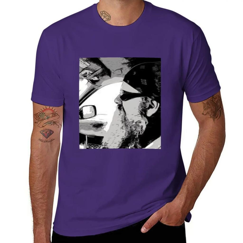Cruising the Highway T-Shirt Vintage Clothes Aesthetic Clothes Mens White T Shirts