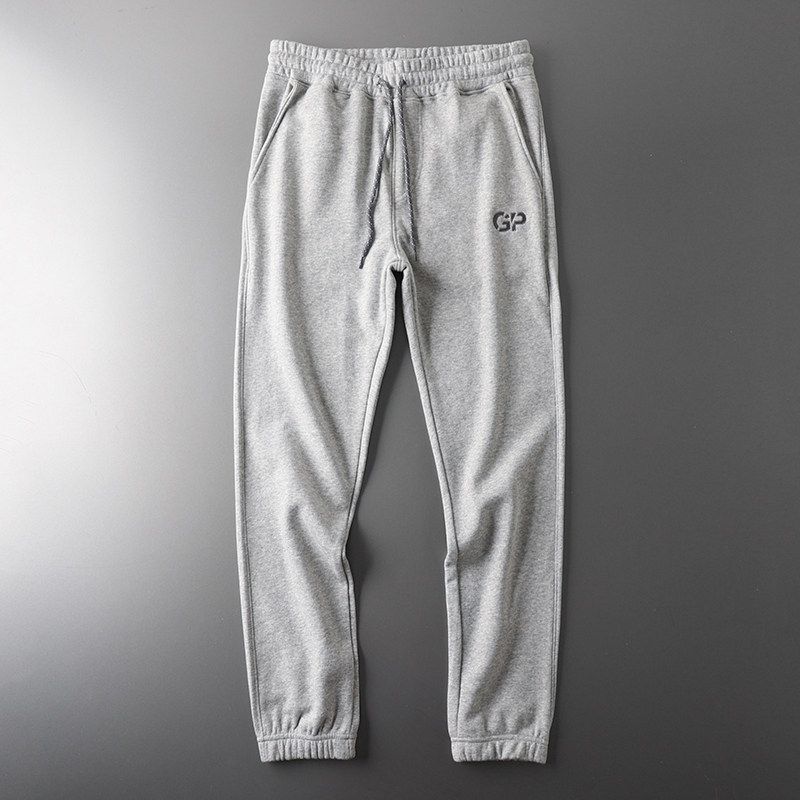 Sports Pants Men s Autumn and Winter Straight Trend Knitted Sweatpants Export Export Tail Single Men s Pants Casual Pants Gray M