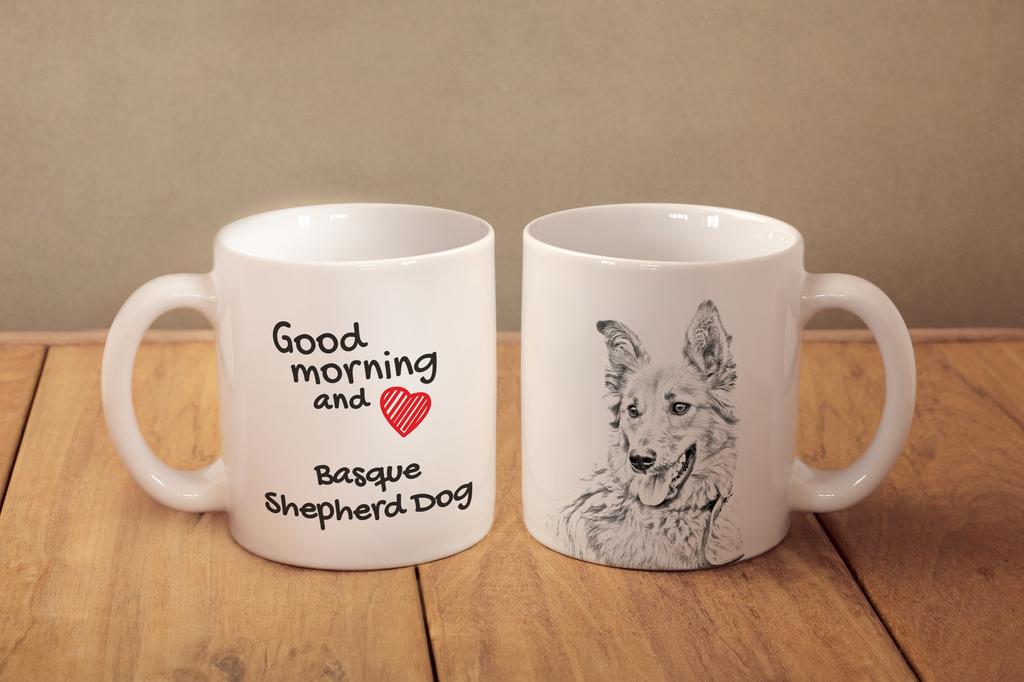 Basque Shepherd Dog, Basque Sheepdog - cup with a dog, personalized cup with a print, a classic gift for everyone from the Art-Dog brand