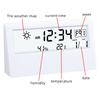 Multifunction LED Thermometer Thermo-Hygrometer Electronic Temperature Humidity Meter Weather Station for Home With Alarm Clock