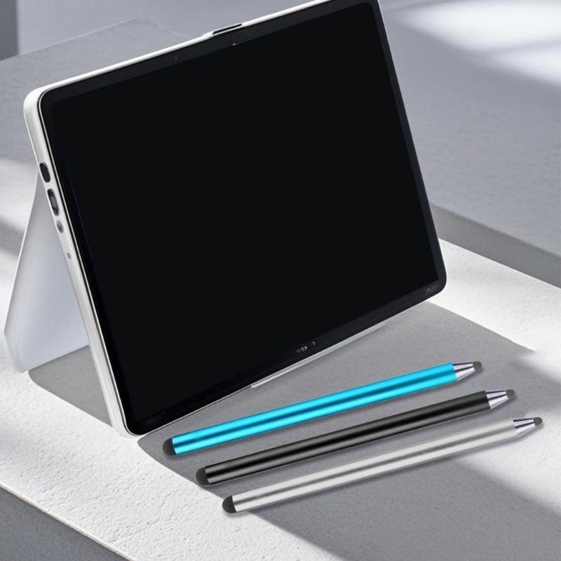 Stifte für berührbaren Bildschirm Doppelgummi-Spitze Kapazitive Stifte Universal Handy Tablet Stift Empfindlichkeit