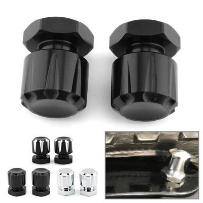 2 Stücke Motorrad Aluminium Montagemuttern Schrauben Für Harley Davidson Road King Road Glide Softai Fat
