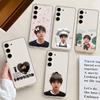 P-park J-jihoon Phone Case For Samsung Galaxy S21 S22 S23 S24 S25ULTRA FE Ultra Plus5G A52S Transparent Cover