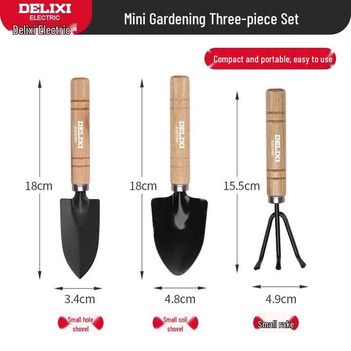 Delixi Gardening Toolkit: Compact Shovel Set for Beach Clamming & Home Planting