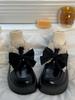 Fashion Winter Japanese Sweet Platform Shoes Women Warm Bow Vintage Kawaii Pumps Plush Ankle Boots Female Casual Comfortable Bootes