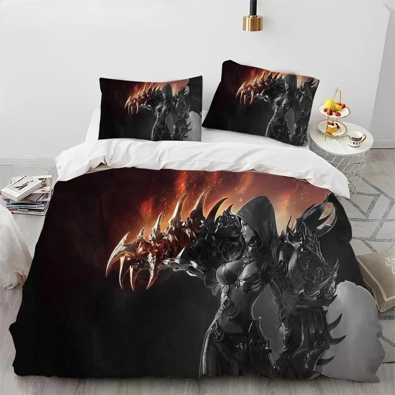 3D Lost ARK Spel Gamer Tecknadstäcke Sängklädesset, Påslakan Sängset Täcke Örngott, King Queen Size Sängklädesset Gåva