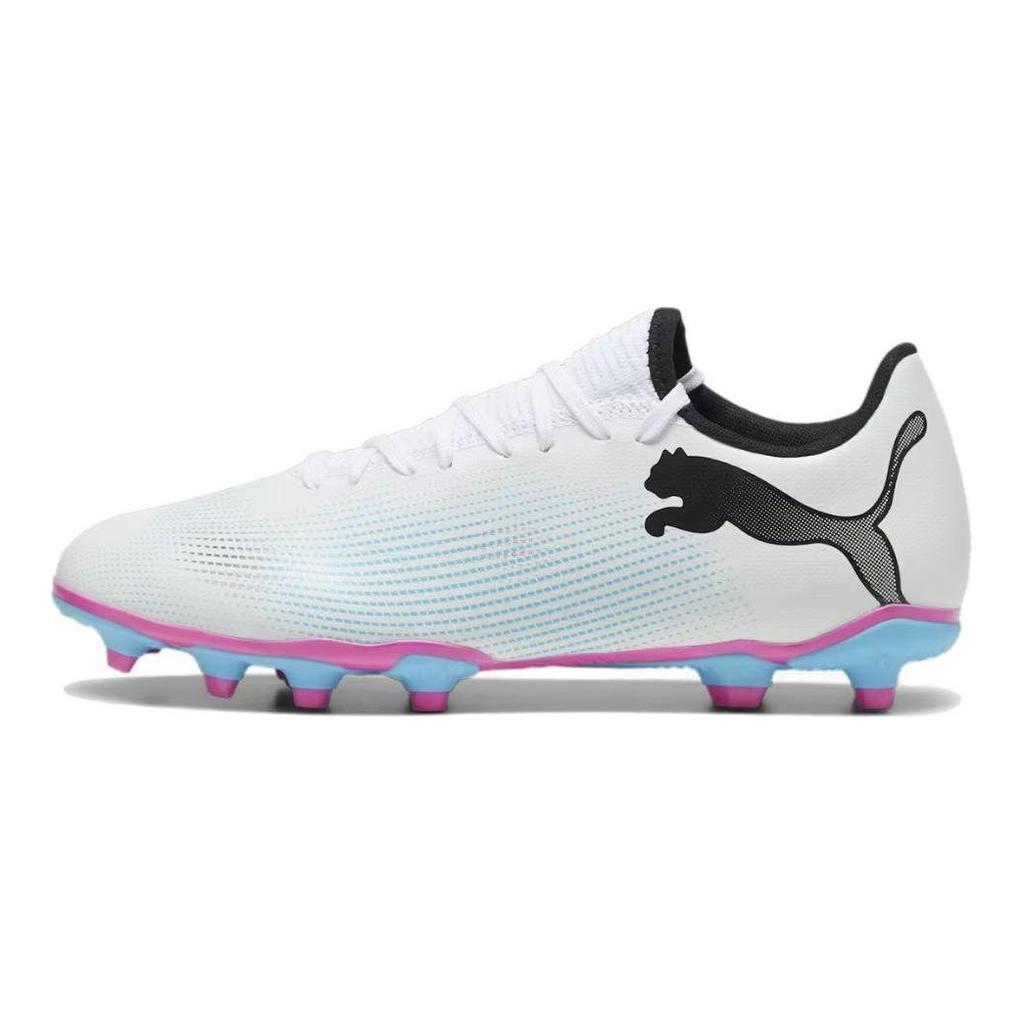 Puma Future 7 Play FG AG Phenomenal Pack Unisex Tenisky Bílá Černá Jedovatě Růžová 107723-01