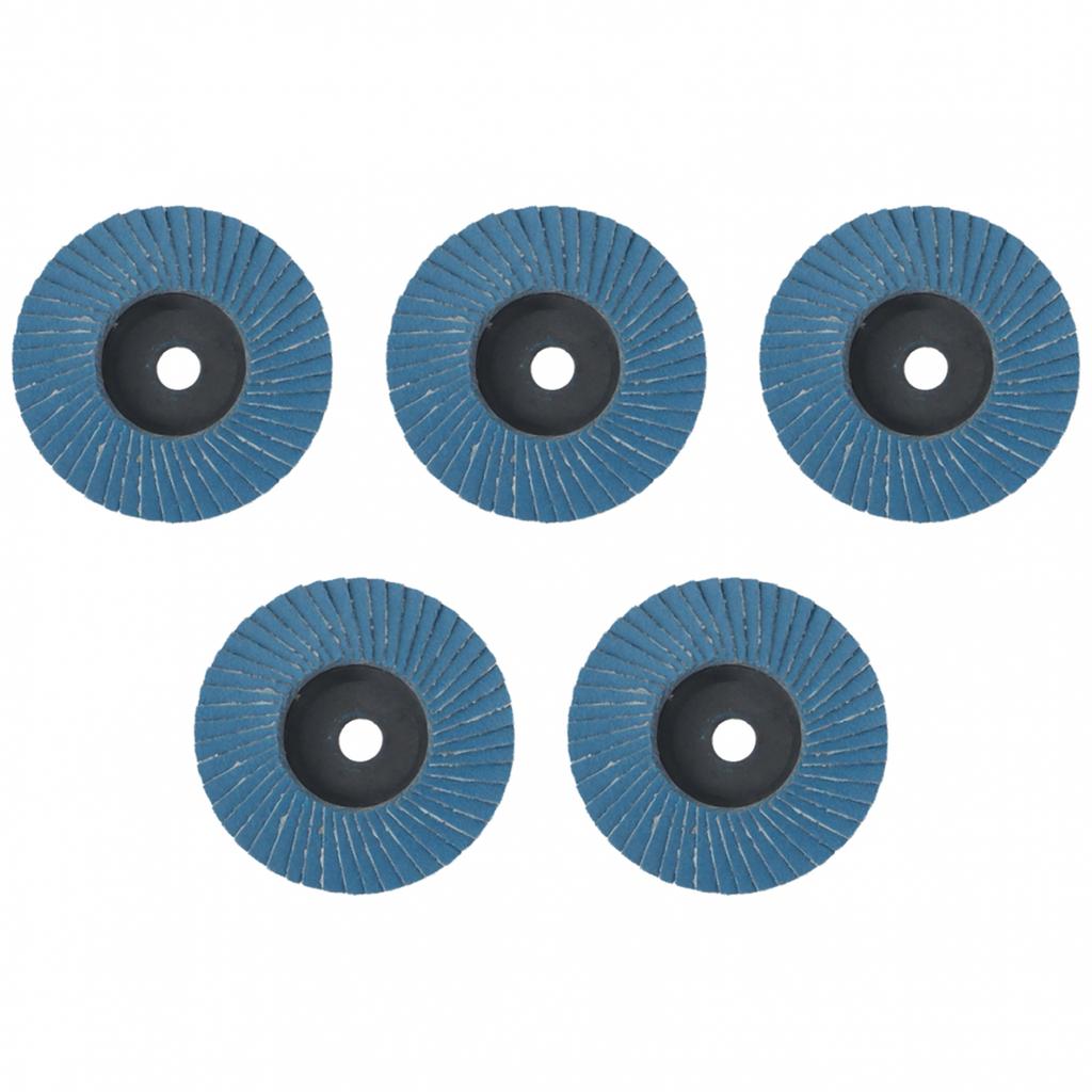 5pcs Grinding Discs Blue For Angle Grinder Wood Cutting