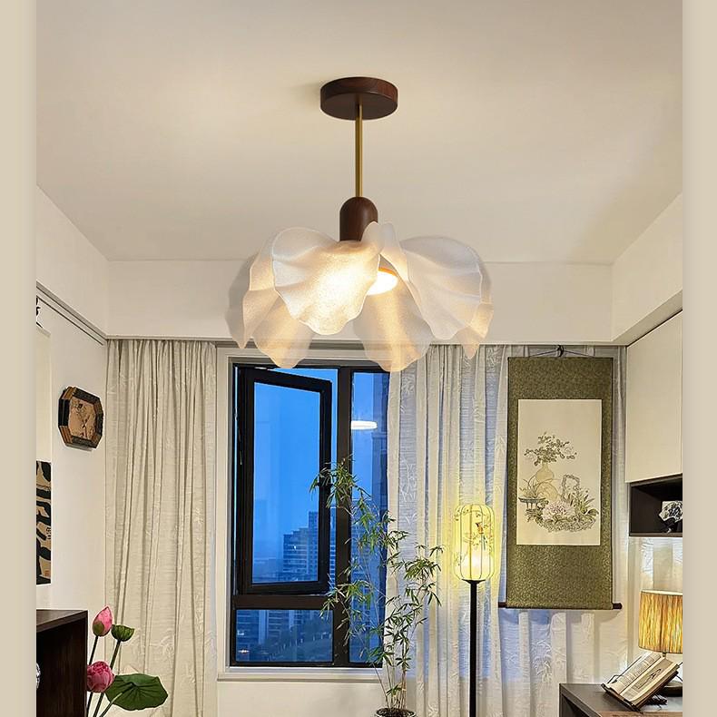 French Vintage Petal Chandelier for Living, Dining, Bedroom, or Study