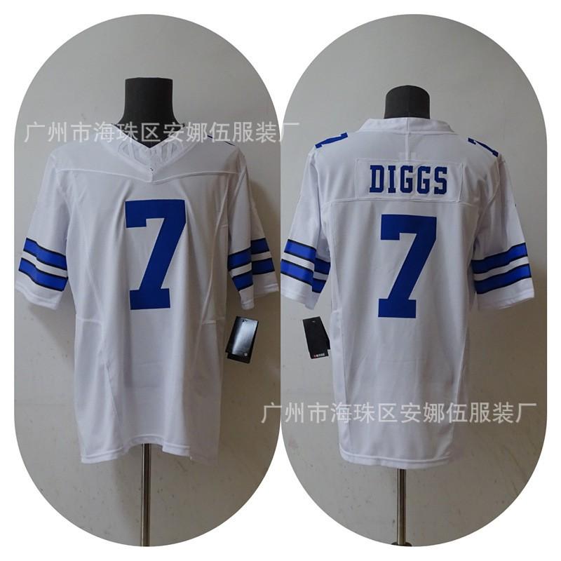 Dallas Cowboys NFL Football Jersey T-Shirt Mens V-Neck Sportswear Embroidered Team Uniform Fan Wear
