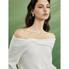 ELLE Women's Twist-Knot Merino Wool Sweater