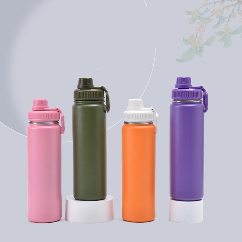 64/40/32oz Insulated Water Cup Sports Bottle Water Bottles Stainless Steel Pure Titanium Vacuum Portable Leakproof Outdoor Cup