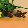 Goldfish Figurines Retro Brass Lucky Animal Statue Ornament Home Decor Desk Decoration Creative Crafts Cute Gifts