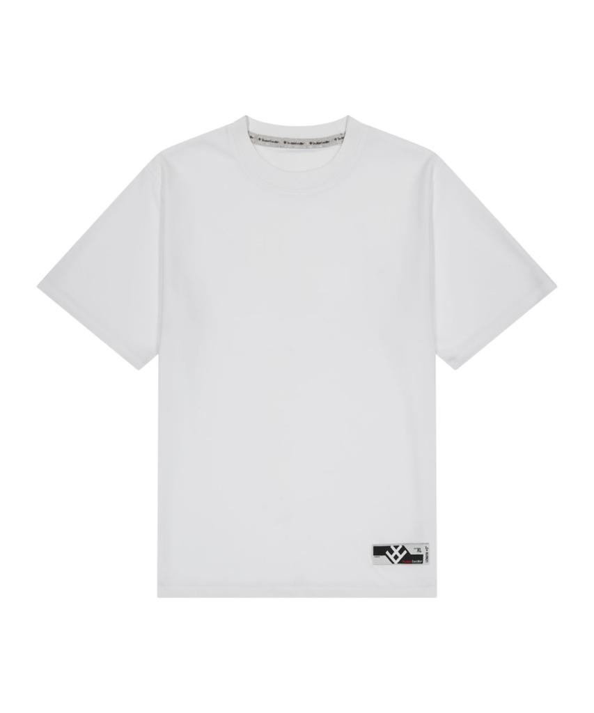 BUZZERBEATER Flatback Mesh Functional Short Sleeve T-Shirt_White