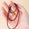 Handcraft Multiple Strand Garnets Beaded Bracelet For Women Fashion Jewelry