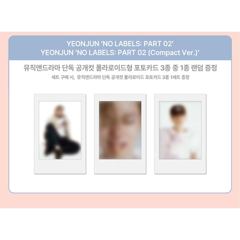 [Pre-order] YEONJUN (TXT) - NO LABELS : PART 02 (Compact Ver) (Online Benefit)