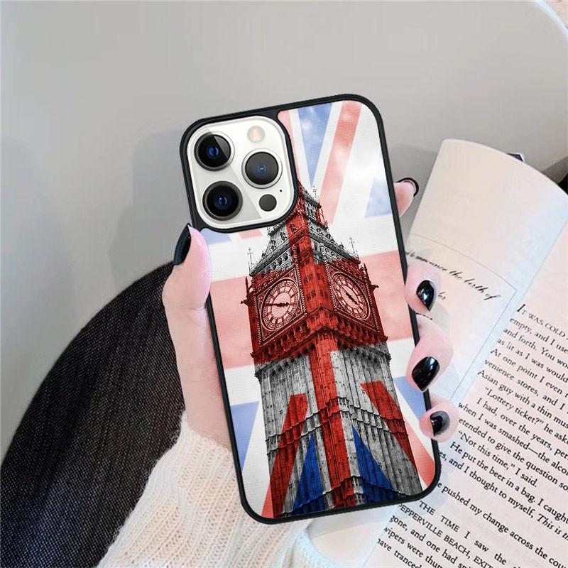 London Red Bus Big Ben Phone Case For iPhone 17 Air 16 15 13 12 11 14 Pro Max MAX 14 Plus Cover coque