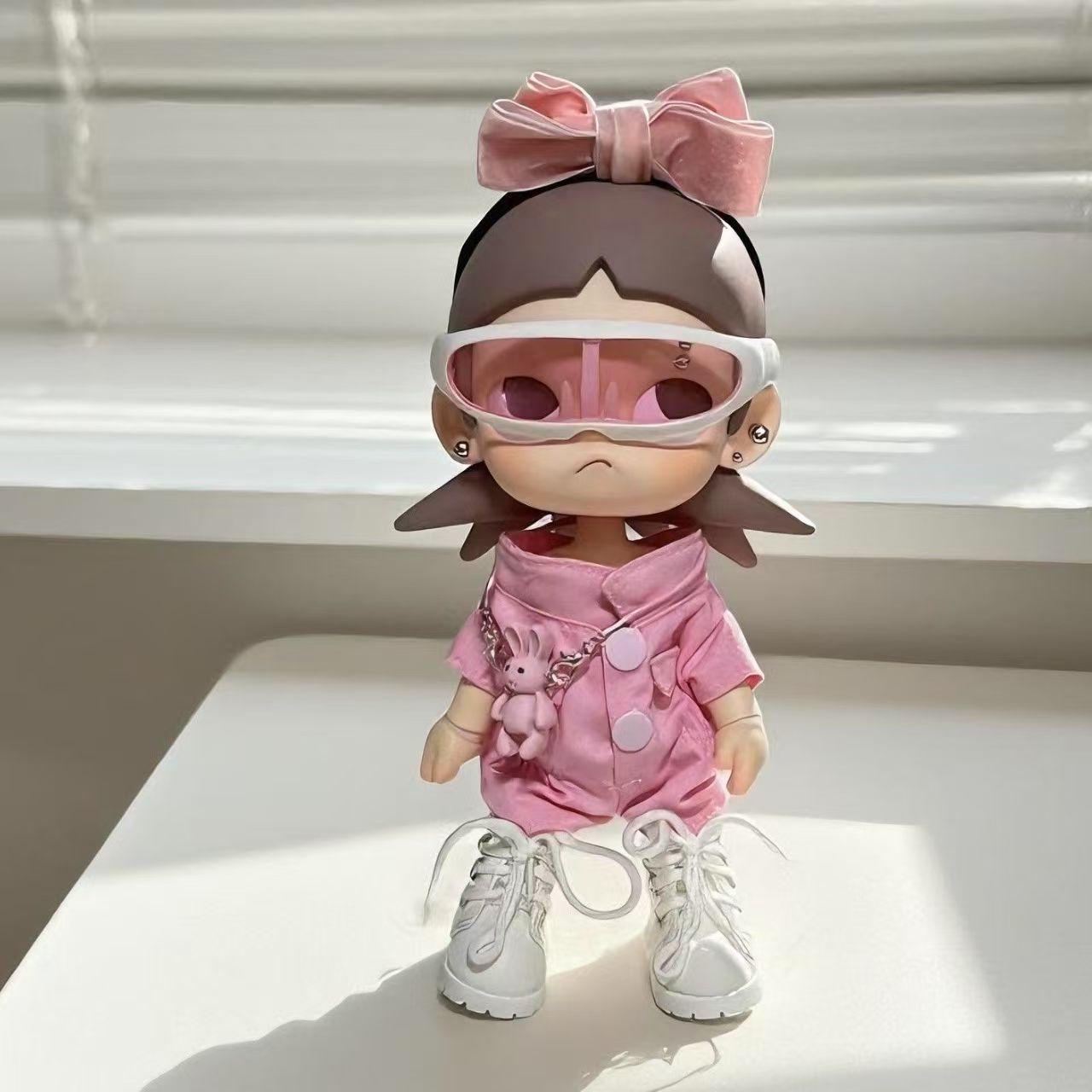 Bubble Mart Zsiga Doll: Longing Place Gaji Sister Accessories Clothes + Glasses + Headband + Shoes + Earrings